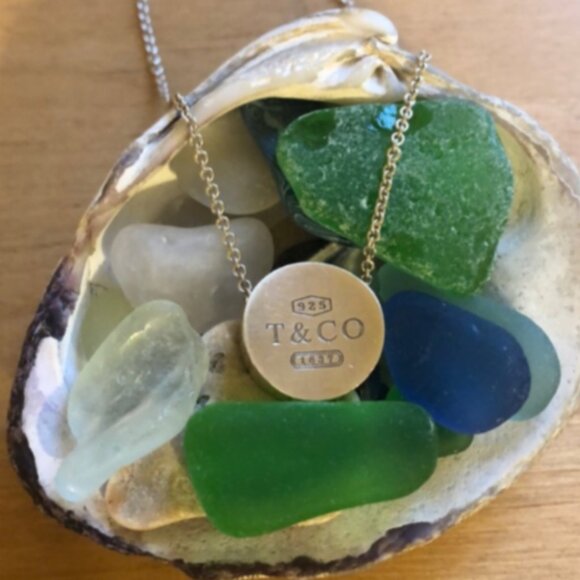 Tiffany & Co 1837 Round Concave Slide Pendant Necklace Sterling Silver, Retired - Picture 2 of 3